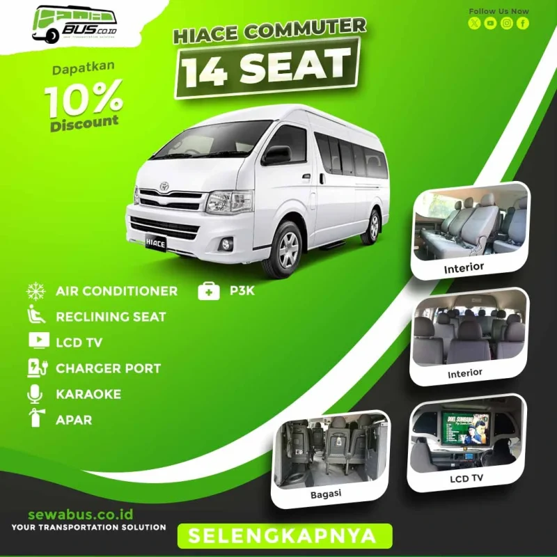 Sewa hiace Commuter
